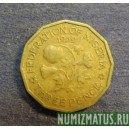 Монета 3 пенса, 1959, Нигерия