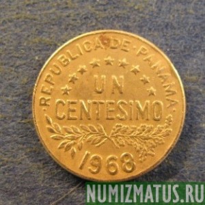 Монета 1 сантим, 1961-1987, Панама