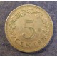 Монета 5 центов , 1972-1981,  Мальта