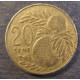 Монета 20 сене, 1974-1996, Самоа