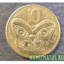 Монета 10 центов, 1970-1985, Новая Зеландия