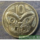Монета 10 центов, 1986-1998, Новая Зеландия