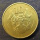 Монета 10 центов, 1985-1990, Кипр