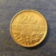 Монета 20 центавос, 1969-1974, Португалия