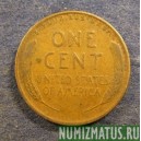 Монета 1 цент, 1909-1942, США