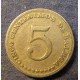 Монета 5 сантимов, 1962-1993, Панама