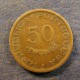 Монета 50 центаво, 1953-1961, Ангола