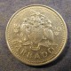 Монета 25 центов, 1973-2000, Барбадос