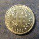 Монета 5 марок, 1953-1962, Финляндия
