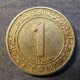 Монета 1 динар, ND(1983), Алжир