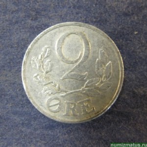 Монета 2 оре, 1941, Дания