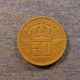 Монета 50 сантимов, 1958-2000, Бельгия (Belgique)