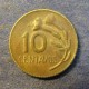 Монета 10 сантим, 1966-1968, Перу