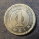 Монета 1 йен, Yr.2(1990)-Yr.15(2003), Япония