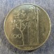 Монета 100 лир, 1955-1989, Италия