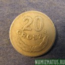 Монета 20 грошей, 1949, Польша