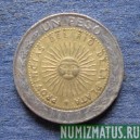 Монета 1 песо, 1994-1996, Аргентина