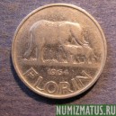 Монета 1 флорин, 1964, Малави