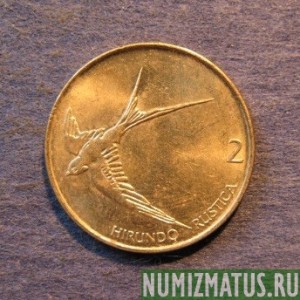Монета 2 толар, 1992-2004, Словения