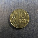 Монета 10 пенни, 1990-2000, Финляндия