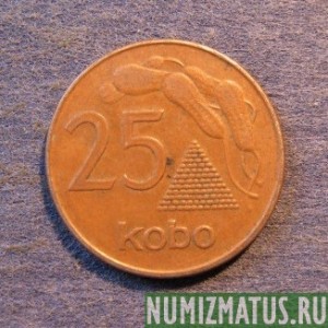 Монета 25 кобо, 1991, Нигерия