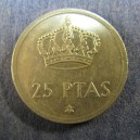 Монета 25 песет, 1976-1980, Испания