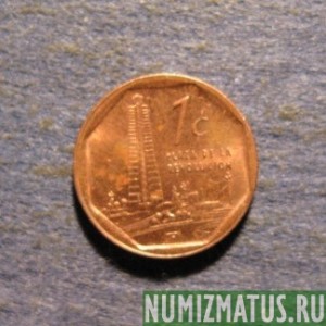 Монета 1 центавос, 2000-2015, Куба