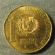 Монета 1 песо, 1991-2002, Доминиканская республика
