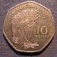 Монета 10 рупий, 1997-2000, Маврикий