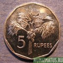 Монета 5 рупий, 2007, Сейшелы