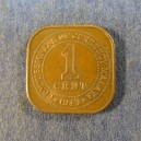 Монета 1 цент, 1943,1945 , Малая