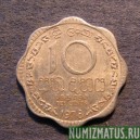 Монета 10 центов, 1978-1991, Шри Ланка