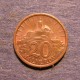 Монета 20 гелеров, 1940 - 1942, Словакия