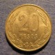 Монета 20 песо, 1982-1989, Колумбия