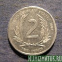 Монета 2 цента, 2002-2004, Восточные Карибы