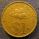 Монета 1 рингит, 1989-1993,  Малазия