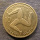 Монета 10 пенсов, 1992-1995, Остров Мэн