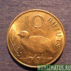 Монета 10 бутут, 1971 , Гамбия