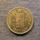 Монета 25 сантимов, 1977-1987, Венесуэла