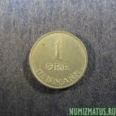 Монета 1 оре, 1956-1971, Дания