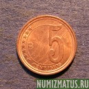 Монета 5 сантимов, 2007, Венесуэла