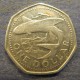 Монета 1 доллар, 1988-2005, Барбадос ( не магнитная)