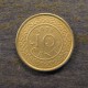 Монета 10 центов, 1962 (u)-1986(u), Суринам
