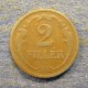 Монета 2 филлера, 1926 ВР-1940 ВР, Венгрия