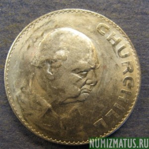 Монета 1 крона, 1965, Великобритания