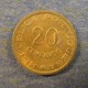 Монета 20 центаво, 1970,  Тимор