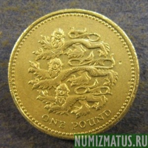 Монета 1 фунт, 2002, Великобритания