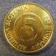 Монета 5 толар, 1992-2004, Словения