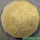 Монета 2 песо, 1983-1990, Филипины
