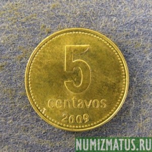 Монета 5 центаво, 2006-2010, Аргентина